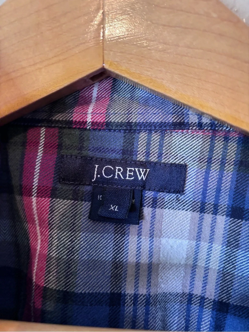 J crew flannel shirt